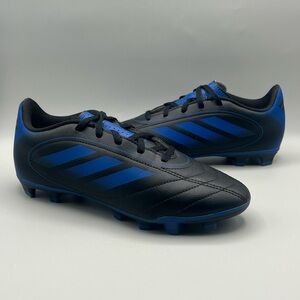 Adidas Goletto IX FG Black & Blue Soccer Cleats - Kids Youth Size 6 (JH6643)